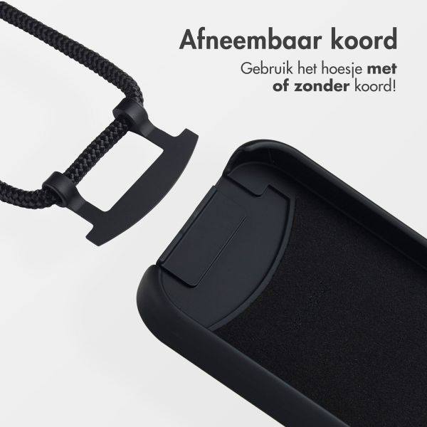 imoshion Color Backcover met afneembaar koord MagSafe Apple iPhone 14 Pro - Zwart