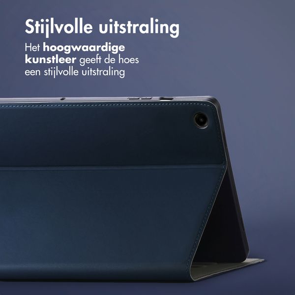 Accezz Classic Tablet Case Samsung Galaxy Tab A9 Plus - Donkerblauw