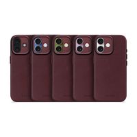 Decoded Leather Backcover MagSafe Apple iPhone 17 - Burgundy