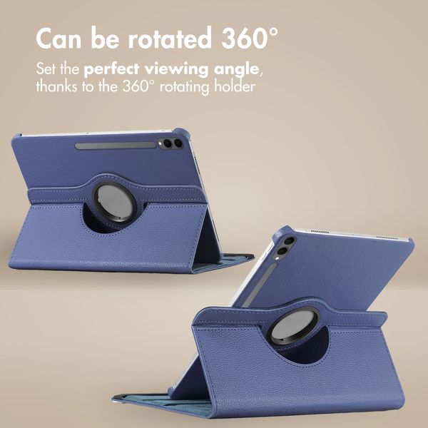 imoshion 360° Rotating Case Samsung Galaxy Tab S11 / S12 Ultra - Dark Blue