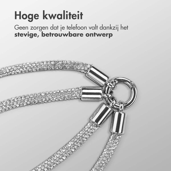 imoshion Glitter Telefoonkoorden Set  - Zilver