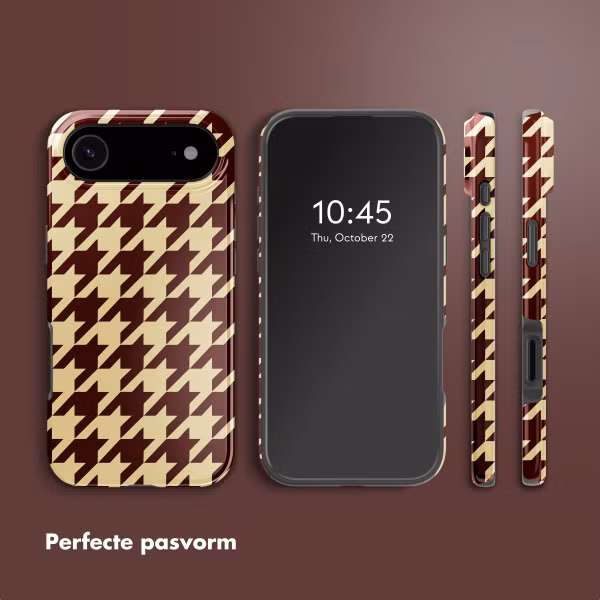 Selencia Vivid Backcover met MagSafe Apple iPhone Air - Pied-de-Poule