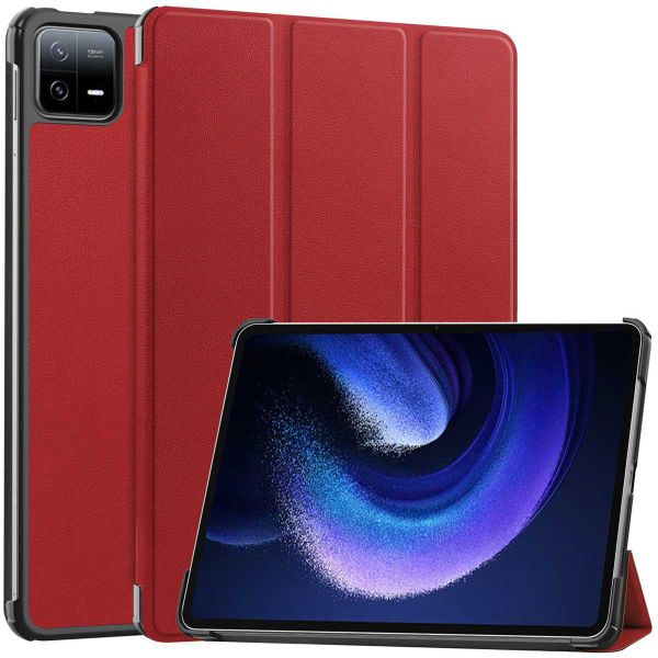 imoshion Trifold Bookcase Xiaomi Pad 6 / 6 Pro - Rood