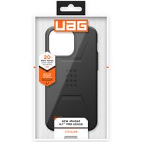 UAG Civilian Backcover MagSafe Apple iPhone 15 Pro Max - Zwart