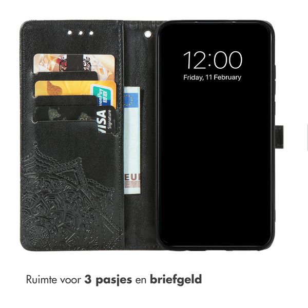 imoshion Mandala Bookcase Samsung Galaxy S26 FE - Zwart