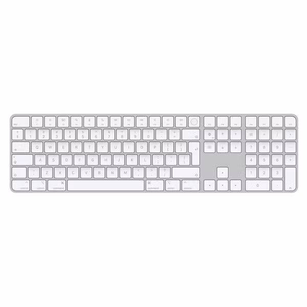 Apple Magic Keyboard met Numpad en Touch ID - Draadloos Toetsenbord - QWERTY / NL - Wit