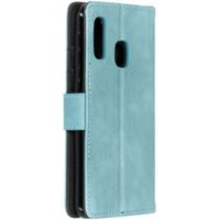 imoshion Luxe Lederen Bookcase Samsung Galaxy A20e - Lichtblauw