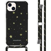 imoshion Design hoesje met koord Apple iPhone 14 Plus - Stars Gold