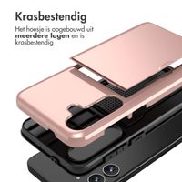 imoshion Backcover met pasjeshouder Samsung Galaxy S24 Plus - Rosé Goud
