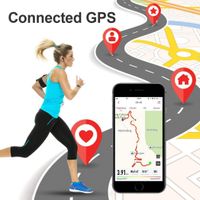 Lintelek Fitness Activity tracker - Zwart / Grijs