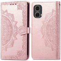 imoshion Mandala Bookcase Motorola Moto G85 - Rosé Goud