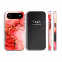 Selencia Vivid Backcover met MagSafe Apple iPhone Air - Rosy Marble