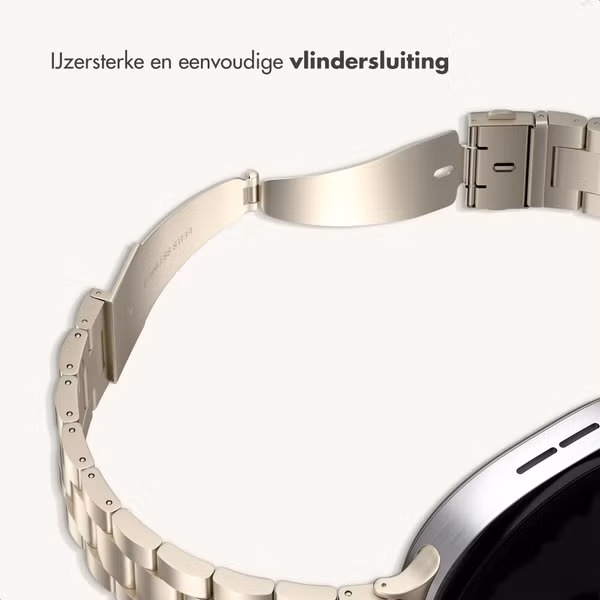 imoshion Stalen bandje  - Universeel 20 mm aansluiting - Starlight