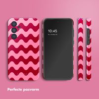 Selencia Vivid Backcover Samsung Galaxy A35 - Wave Vibes Lipstick