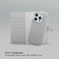 Selencia Olyn Detachable Bookcase with MagSafe Apple iPhone 16 Pro - Grey