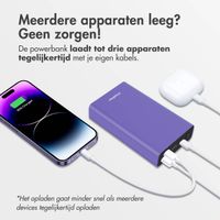 imoshion Ultra Series Aluminium | Powerbank 20.000 mAh - Snelladen tot 33 watt - Tropical Violet