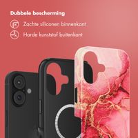 Selencia Vivid Backcover met MagSafe Apple iPhone 17 - Rosy Marble