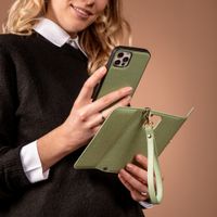 Selencia Tierra Uitneembare Slang Clutch Samsung Galaxy A33 - Groen