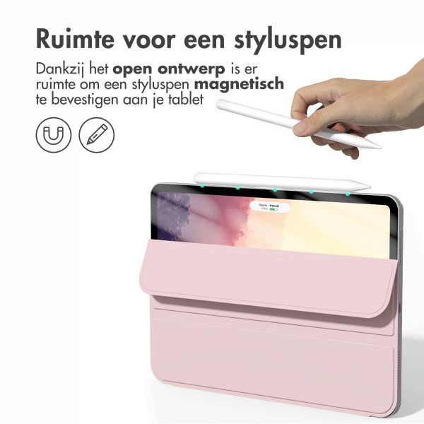 imoshion Magnetic Bookcase Apple iPad 11 (2025) 11 inch A16 / iPad 10 (2022) 10.9 inch - Roze