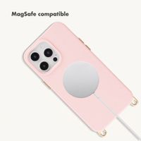 Selencia Rivièra MagSafe Back Cover with detachable hooks Apple iPhone 14 Pro - Sorbet Pink
