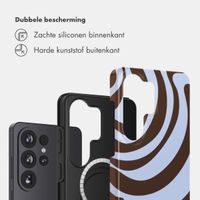 Selencia Vivid Backcover met MagSafe Samsung Galaxy S26 Ultra - Dream Swirl Chocolate
