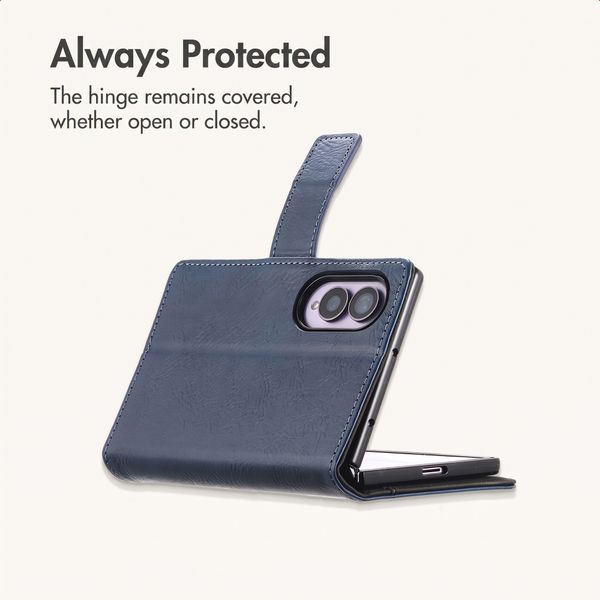 imoshion Luxury Bookcase Samsung Galaxy Z Fold 8 - Dark Blue