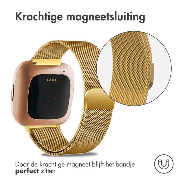 imoshion Milanees magnetisch bandje Fitbit Versa 2 / Versa Lite - Goud