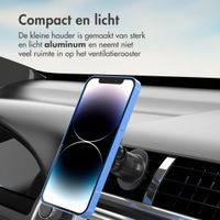 Accezz EasyLock telefoonhouder auto - inclusief hoesje Apple iPhone 14 Pro - Ventilatierooster - 360 graden draaibaar - Zwart