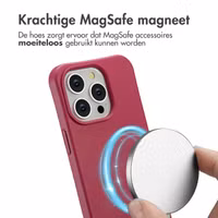 imoshion Color Backcover met afneembaar koord MagSafe Apple iPhone 14 Pro - Raspberry