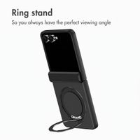 Accezz Colour Back Cover with MagSafe and Ring Stand Samsung Galaxy Z Flip 8 - Black