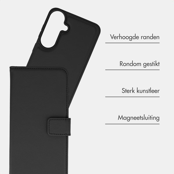 imoshion Uitneembare 2-in-1 Luxe Bookcase Samsung Galaxy S26 FE - Zwart