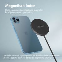 Accezz Wireless Charger USB-C - MagSafe Draadloze Oplader - 1 meter - Zwart