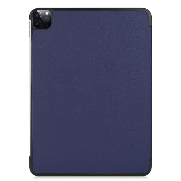 imoshion Trifold Bookcase Apple iPad Pro 12.9 (2020) / iPad Pro 12.9 (2018) - Donkerblauw