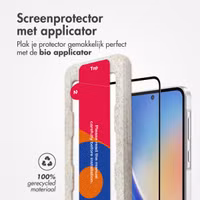 Accezz Gehard Glas Full Cover Screenprotector met applicator Samsung Galaxy A35 / A55 - Transparant