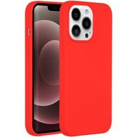 Accezz Liquid Silicone Backcover Apple iPhone 13 Pro Max - Rood