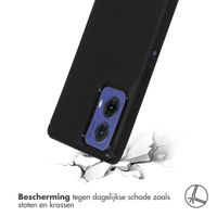 imoshion Brushed Backcover voor de Motorola Moto G85 - Zwart