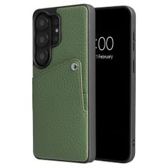 Selencia Riva Backcover met Pashouder Samsung Galaxy S26 Ultra - Sage Green