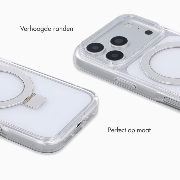 Accezz Ring Stand Backcover met MagSafe Apple iPhone 18 Pro Max / 17 Pro Max - Transparant