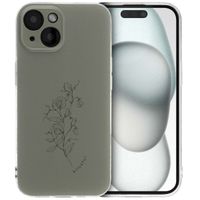 imoshion Design hoesje iPhone 15 - Floral Green