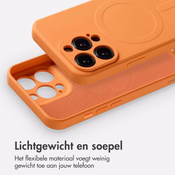 imoshion Color Backcover met MagSafe Apple iPhone 13 Pro - Neon Orange