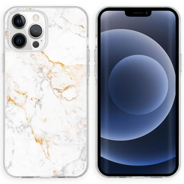 imoshion Design hoesje Apple iPhone 13 Pro - White Marble