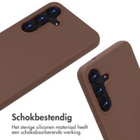 imoshion Siliconen hoesje met koord Samsung Galaxy S25 FE - Bruin