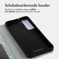 imoshion Design Bookcase Samsung Galaxy S22 - Smoke Green Flowers