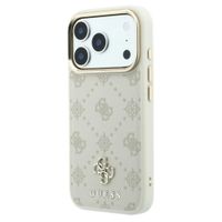 Guess 4G Metal Logo Backcover Apple iPhone 18 Pro Max / 17 Pro Max - Beige