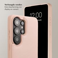 Selencia Nova Telefoonhoes met Koord en Pashouder Samsung Galaxy S26 Ultra - Dusty Rose
