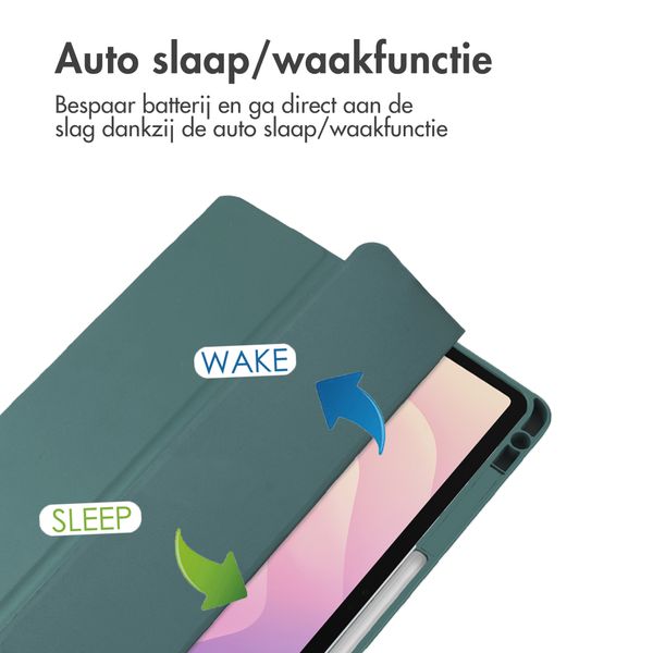 imoshion Trifold Hardcase Bookcase Samsung Galaxy Tab S11 - Groen