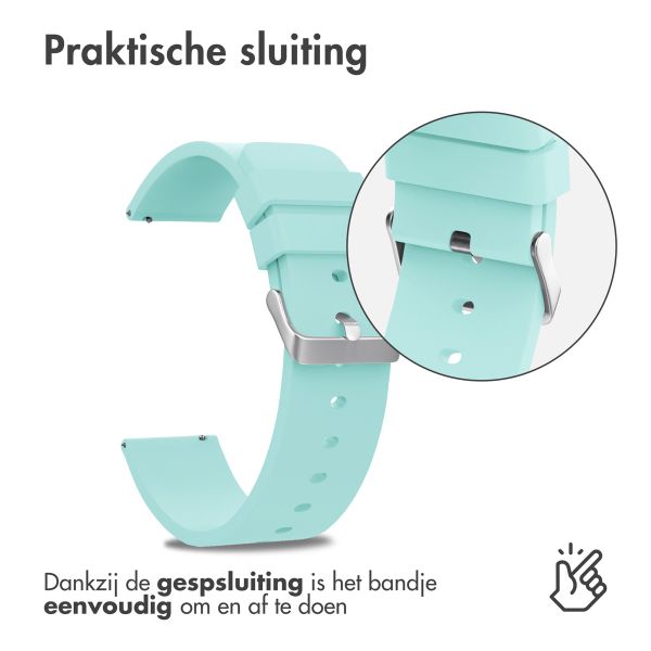 imoshion Siliconen bandje  - Universeel 24 mm aansluiting - Blauw