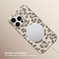 Selencia Sabi Backcover Panterprint met MagSafe Apple iPhone 15 Pro Max - Soft Ivory