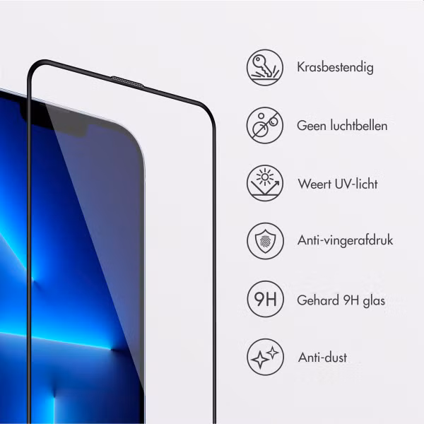 Accezz Gehard Glas Screenprotector + Applicator Apple iPhone 13 Pro Max / 14 Plus
