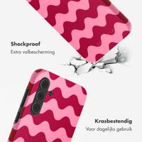 Selencia Vivid Tough Backcover Samsung Galaxy A55 - Wave Vibes Lipstick